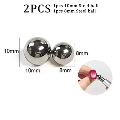 3 In 1 Dual Headed Cat Eye Nail Art Magnetic Stick