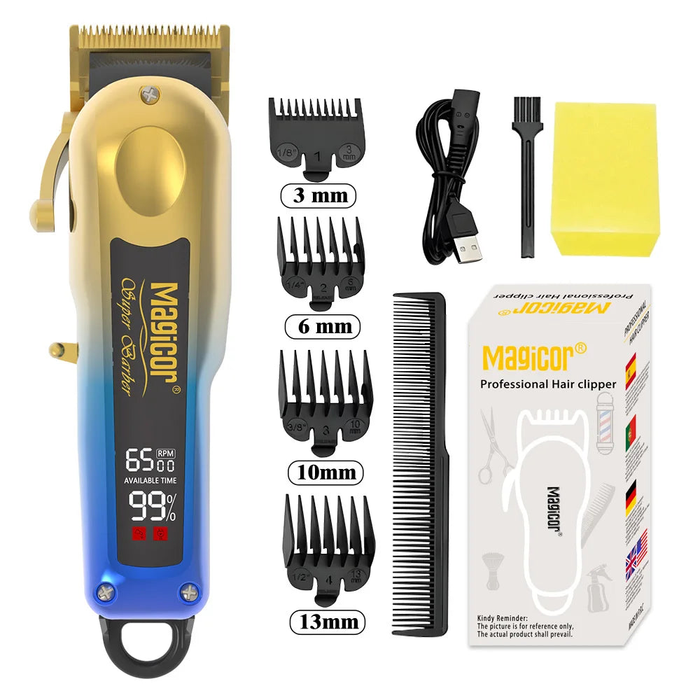 Professional Hair Clipper Lithium Battery Trimmer