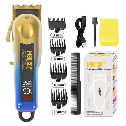 Professional Hair Clipper Lithium Battery Trimmer