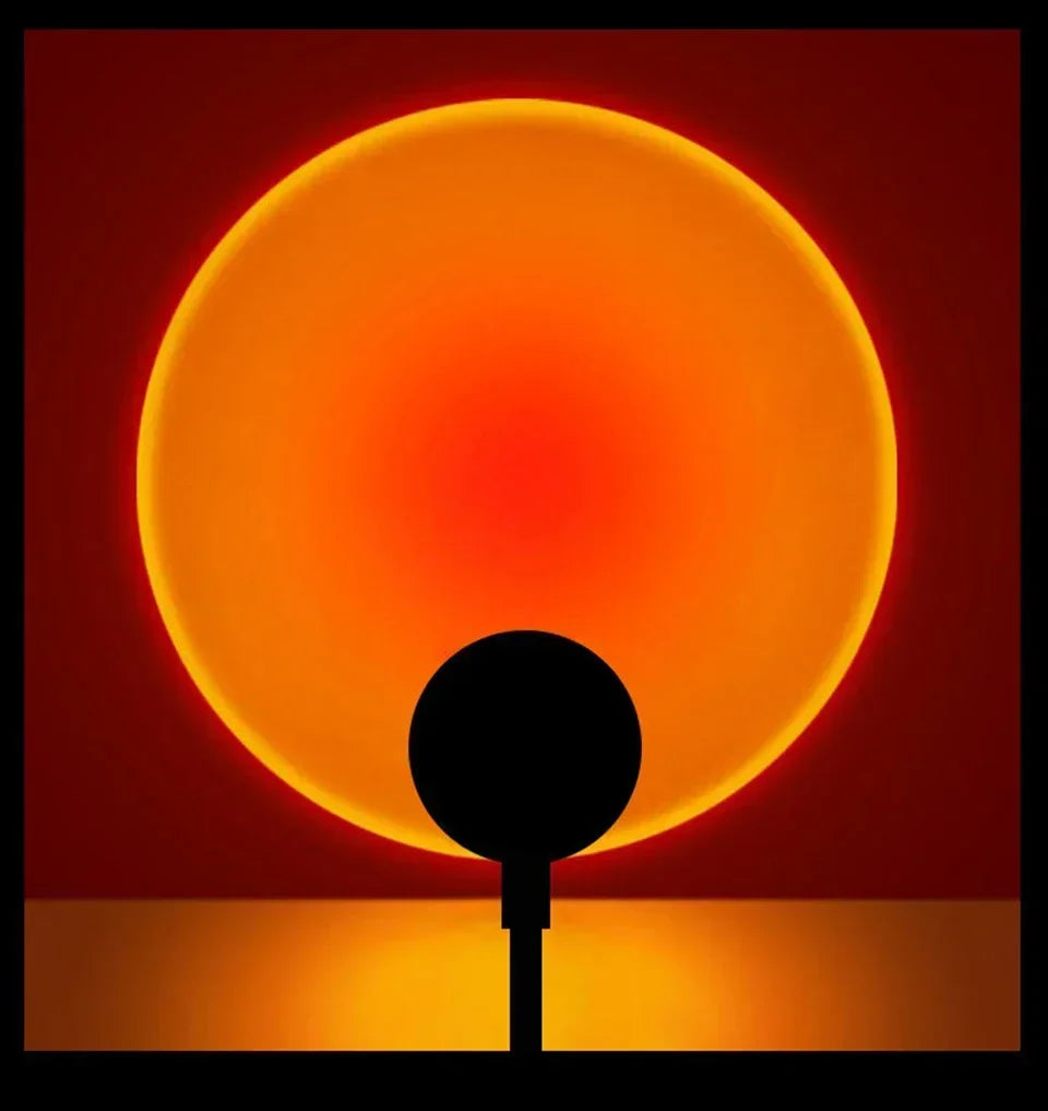 USB Night Light LED Sunset Lamp Projector Photography Wall