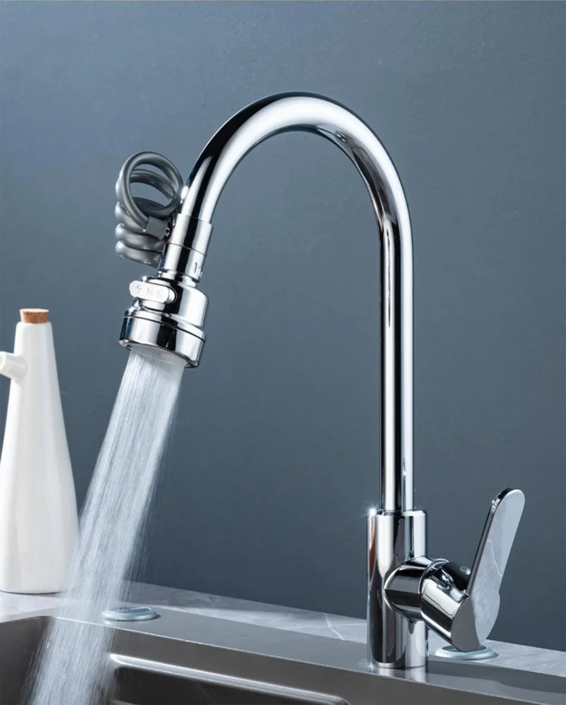 New 3 Modes Sink Faucet 360 Degree Rotation Filter Extension