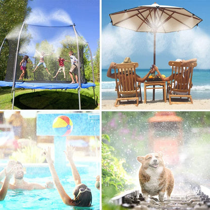 DIY Outdoor Nebulizer Garden Sprayer Misting Cooling System