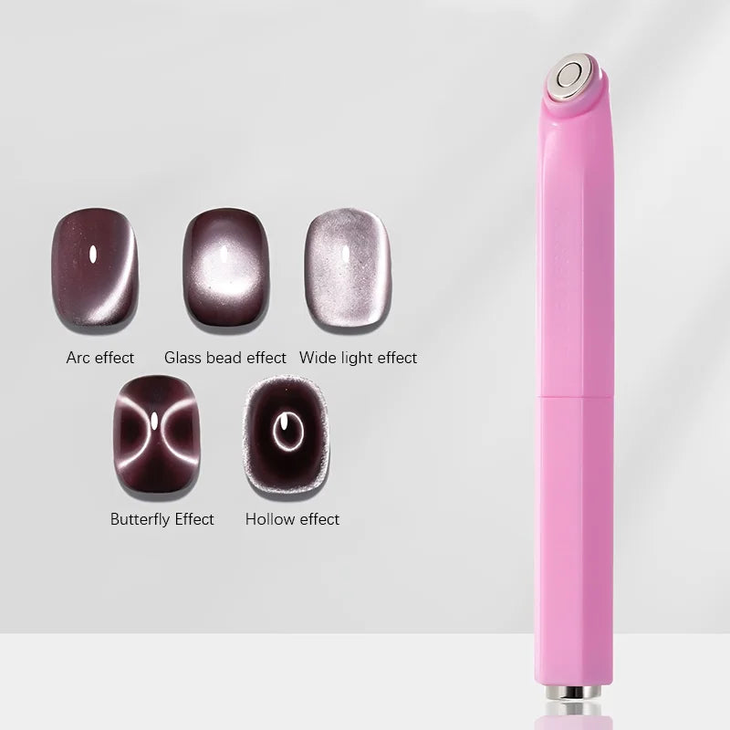 3-In-1 Aperture Shape Cat Eye Nail Art Magnet Tool