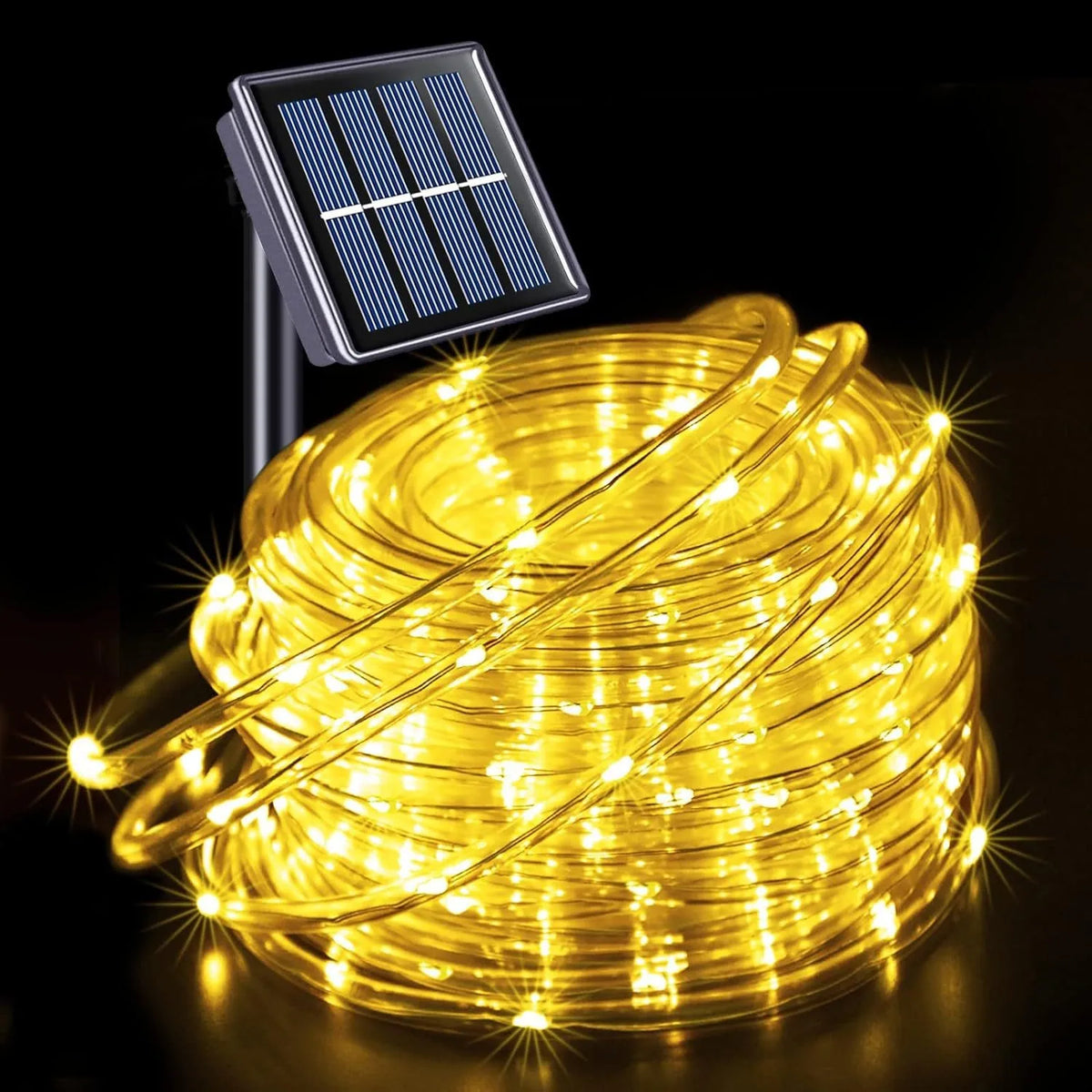 LED Solar Strip Rope Tube Fairy Light Solar Garland String