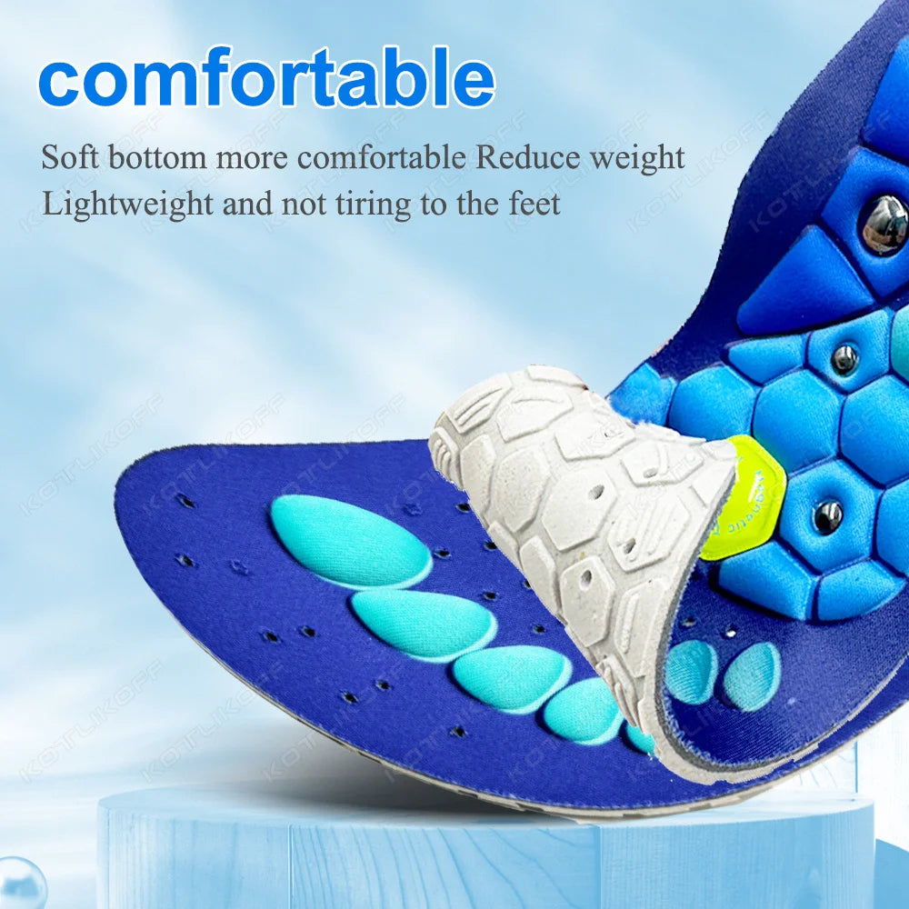 Medical Magnetic Therapy Sports Insoles Massage Foot