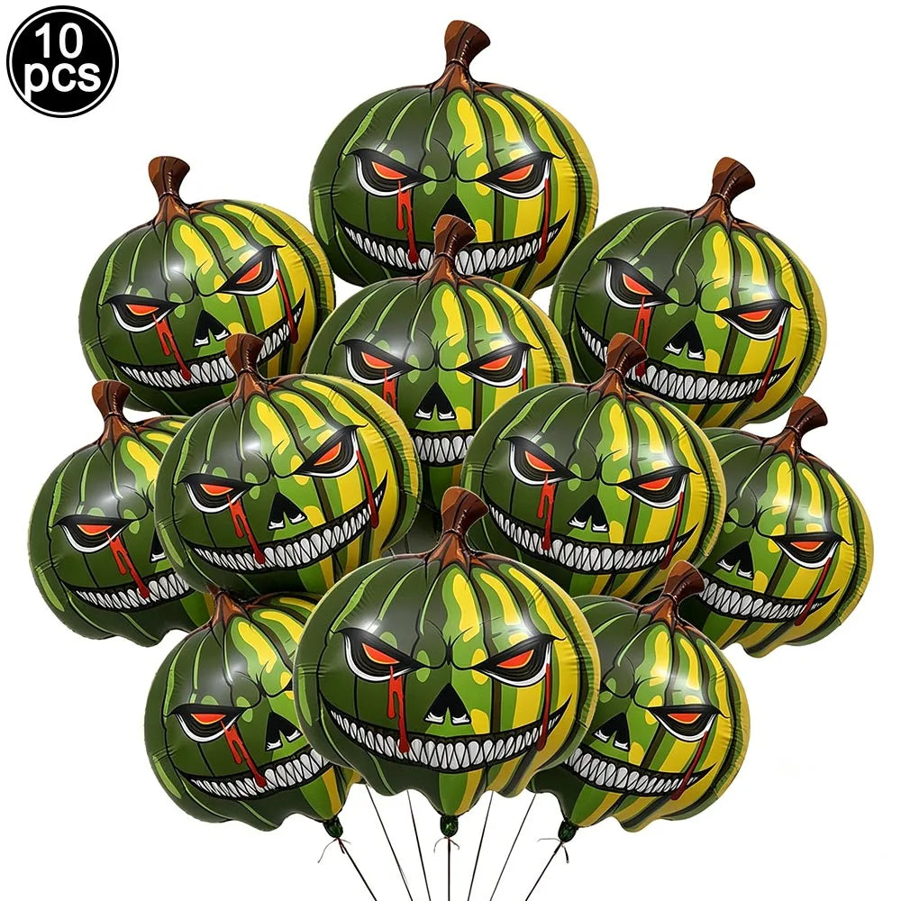 Large Halloween Standing Foil Balloons Haunted House Castle