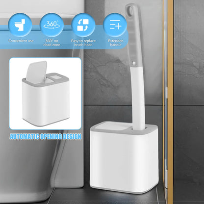 Toilet Brush With Disposable Replacement Head