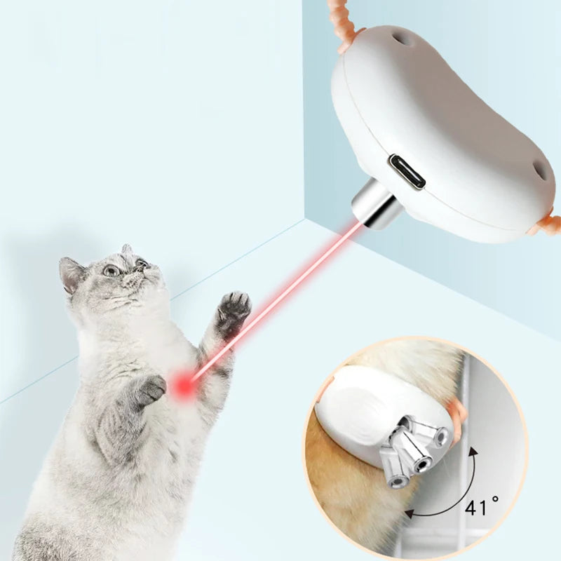 Laser Cat Collar Teasing Cat Electric USB Charging Kitten