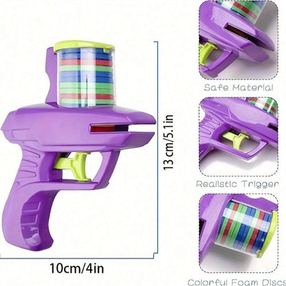 1pc Foam Disc Launcher Flying Disc Handheld Shooter