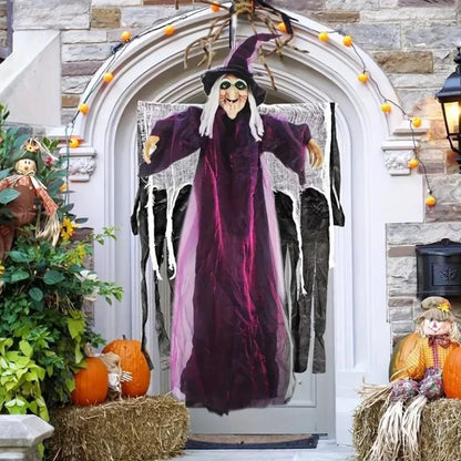 Halloween Spooky Voice Control Lumious Talking Witch