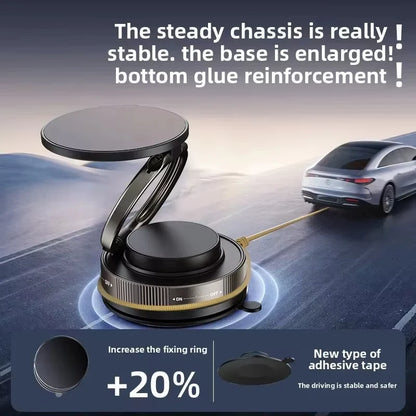 Magnetic Phone Holder for car, 360° Rotatable, Foldable & Adjustable