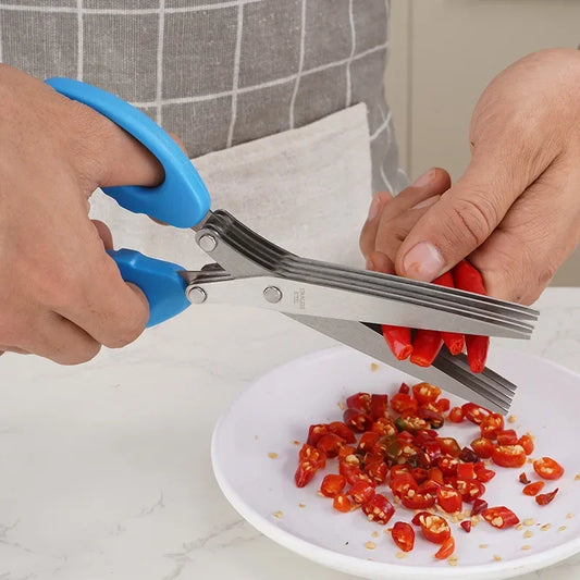 Kitchen Scissors Multifunctional Multi Layers Stainless Steel