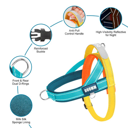 Dog Harness No Pull T-Shape Breathable Spring Summer