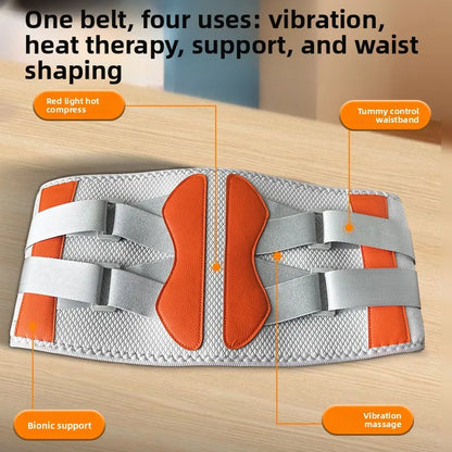 Heated Waist Belt, Hot Compress Infrared Double Motor
