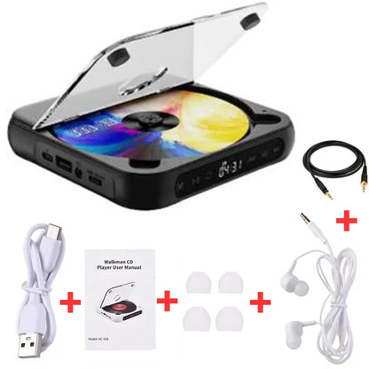 Bluetooth-Compatible CD Player LCD Screen Car CD Player