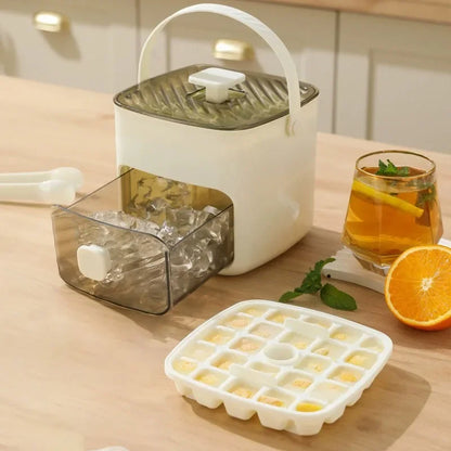 48 Grid Ice Cube Mold Reusable Refrigerator Ice Maker One-touch