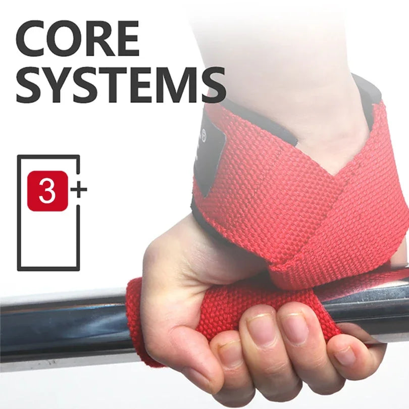 Weight Lifting Wrist Straps Strength Training Adjustable