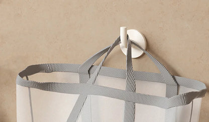 Nylon Mesh Laundry Basket Portable Dirty Clothes Organizer