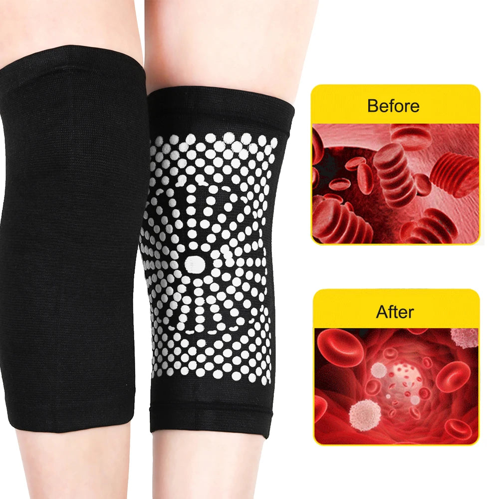 1 Pair Self Heating Support Knee Pads Knee Brace Warm