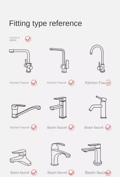 New 3 Modes Sink Faucet 360 Degree Rotation Filter Extension