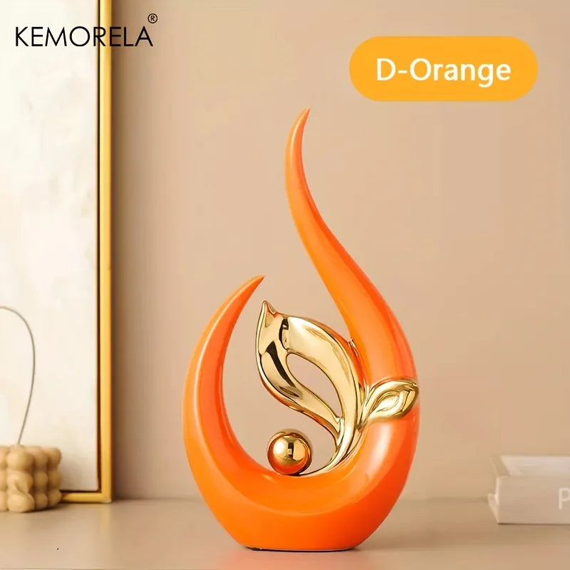 Ceramic Statue Nordic Creative Light Luxury Living Room