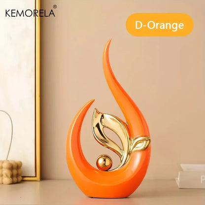 Ceramic Statue Nordic Creative Light Luxury Living Room