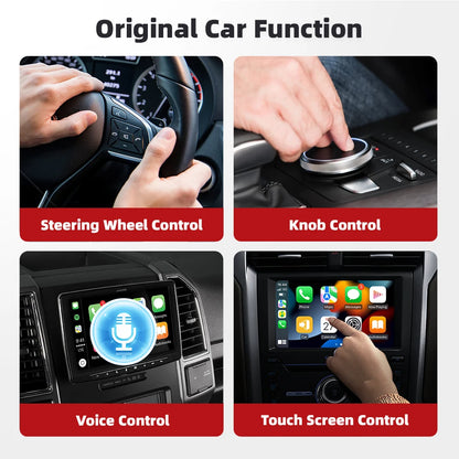 2in1 Wired To Wireless CarPlay Adapter Android Auto Dongle