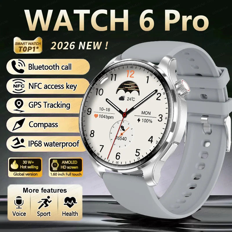 New GPS SmartWatch BluetoothCall IP68 Waterproof Men Women