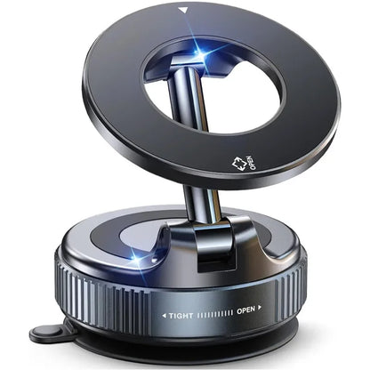 Car Mount Electric Vacuum Magnetic Holder Foldable Suction Stand
