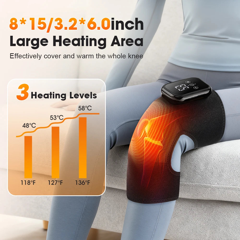 3 in 1 Cordless Thermal Knee Pad Knee Shoulder Massager