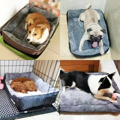 Soft Square Large Dog Sofa Elastic House Cushion
