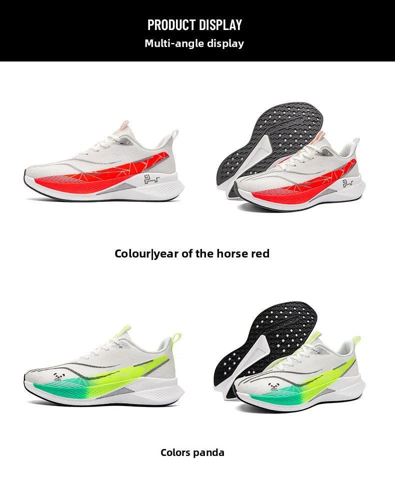 New 9ro Carbon Fiber Plate Running Sneakers Lightweight
