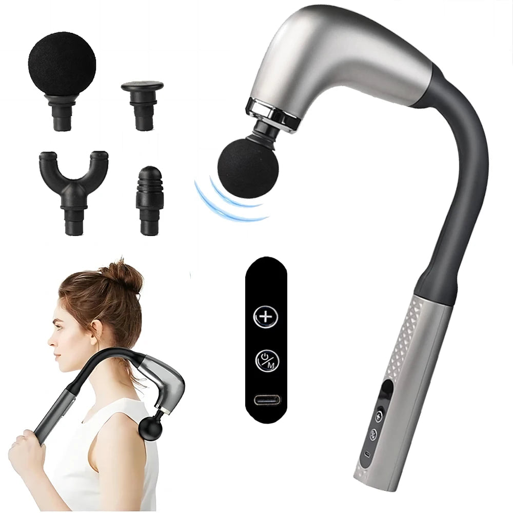 New Smart Fascia Gun Electric Massager Massage Hammer