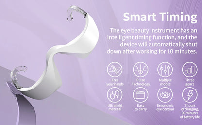 3 in 1 LED Photon Under Eye Device Massager Glasses