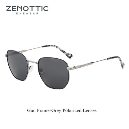 ZENOTTIC Fashion Hexagonal Geometry Polarized Sunglasses