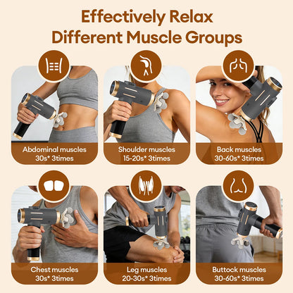 99 Level Electric Massage Gun Powerful Fascia Gun High-Frequency
