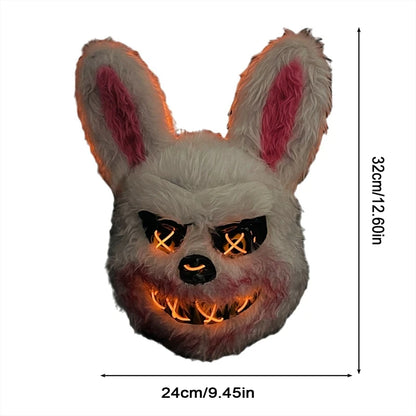 Halloween Cosplay Party Luminous LED Light Face Mask