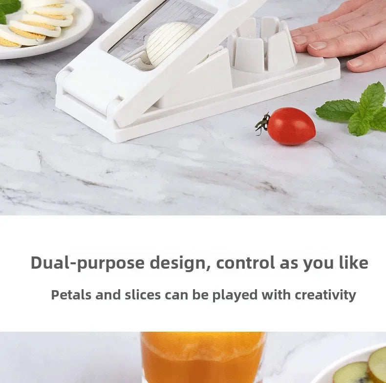 Multi Functional Kitchen Ingredient Fancy Egg Cutting