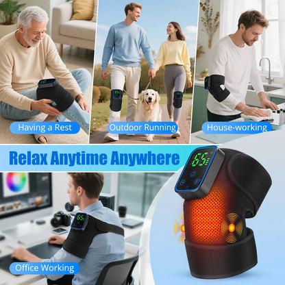 3-in-1 Heated Vibration Knee Massager