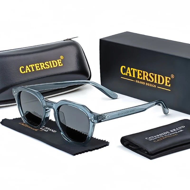 Caterside New Retro Polarized Men Sunglasses Square