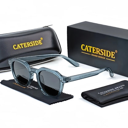 Caterside New Retro Polarized Men Sunglasses Square