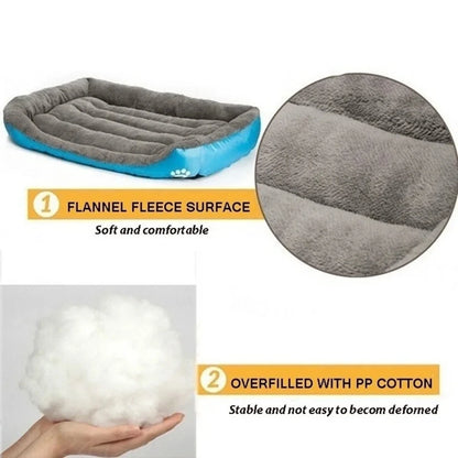 Soft Square Large Dog Sofa Elastic House Cushion