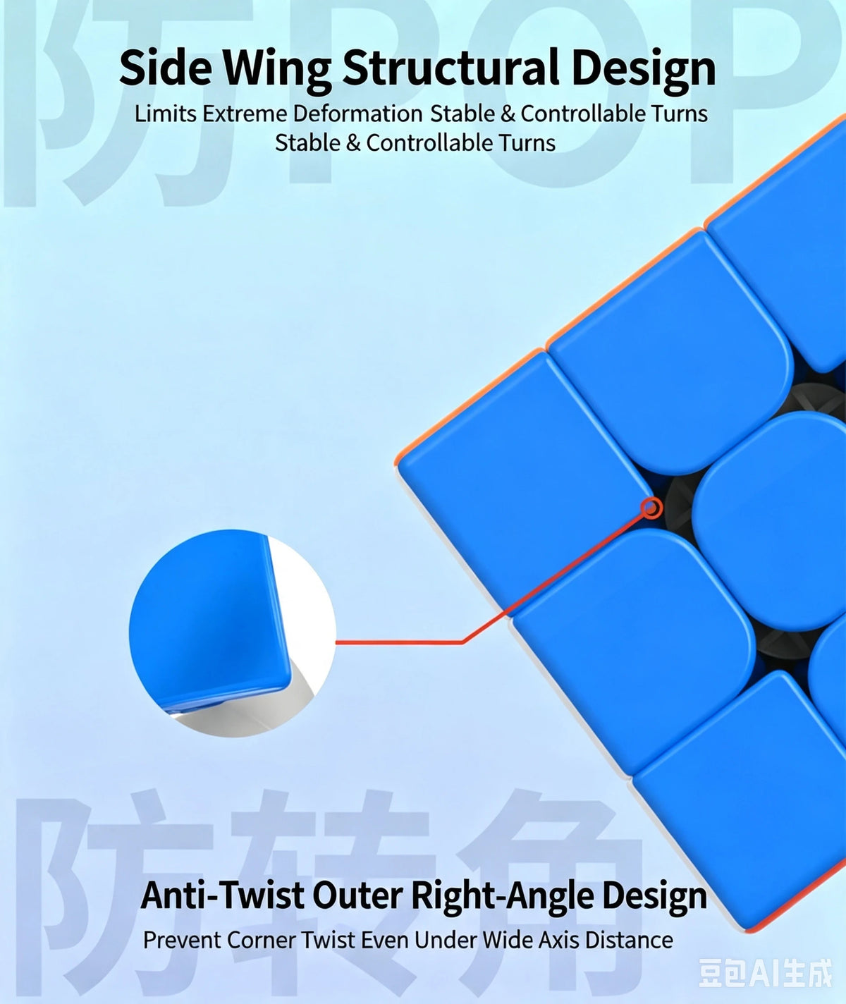 Moretry & SaoCube TianMa X3+ Maglev Ball Core 3x3 Glossy