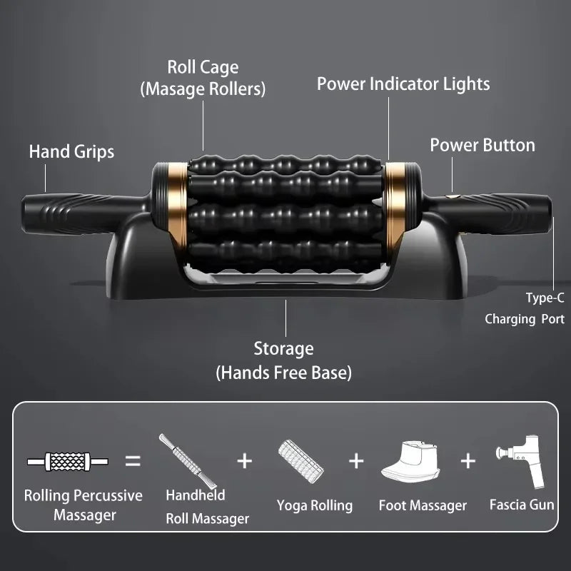 Relax Stress Massager Hand Held Massager for Muscle Rolling