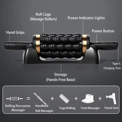 Relax Stress Massager Hand Held Massager for Muscle Rolling