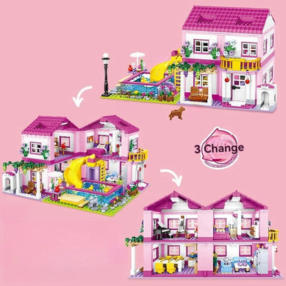 Friends City Series House Summer Holiday Villa Castle