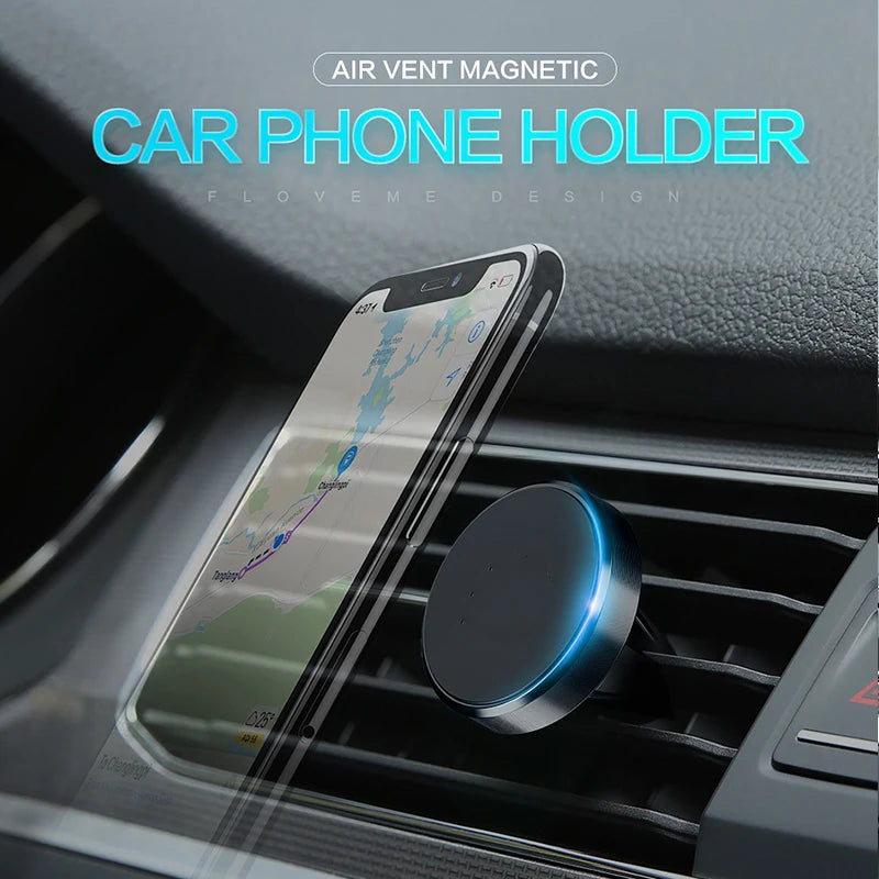 Magnetic Car Mobile Phone Holder Air Vent Clip Smart Phone Stand