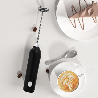 UPGRADED Electric Coffee Frother/MILK Whisk+Egg Beater