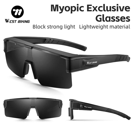 BIKING Cycling Glasses Fit Over Myopic Sunglasses Men Women