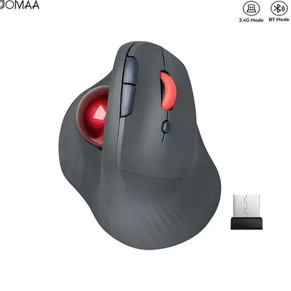 Wireless Trackball Ergonomic Mouse Rechargeable